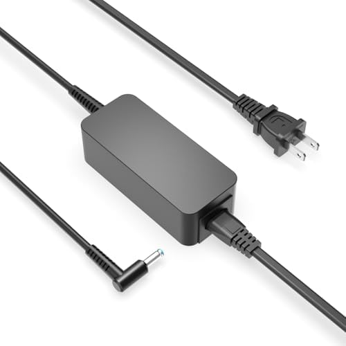 45W AC Charger Fit for HP 15-dw0083wm 15-dw0038wm 15-dw0037wm 15-dw1083wm 15-dw1081wm 15-dw1001wm Laptop Model Power Supply Cord