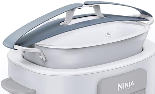 Goldlion Silicone Lid Latch Strap Compatible with Ninja Crockpot Slow Cooker - Secure Lid Lock & Transport Accessories for Ninja Foodi Possiblecooker, 2 Pack