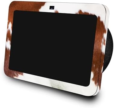 Skin Compatible with Amazon Echo Show 8 (3rd Gen, 2023) - Cow Hide - Premium 3M Vinyl Protective Wrap Decal Cover - Easy to Apply | Crafted in The USA by MightySkins