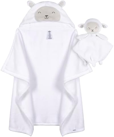 Gerber Baby Unisex Hooded Wearable Blanket & Security Blanket Set, Celestial, One Size