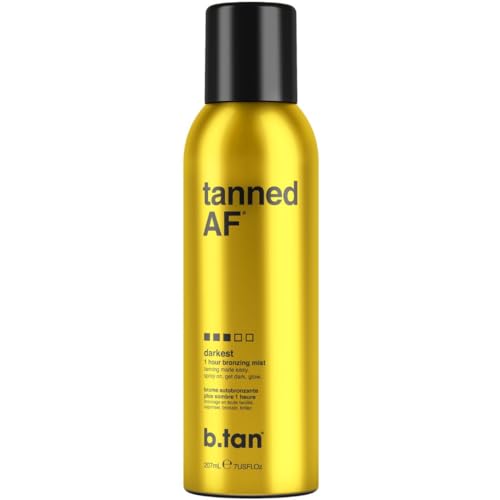 b.tan Self Tanner Bronzing Mist | Fast, 1 Hour Express Sunless Tanning Spray, No Fake Tan Smell, No Added Nasties, Vegan & Cruelty Free, 7 Fl Oz