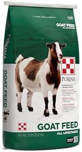 Purina | Goat Chow Plus Up Goat Feed | 50 Pound (50 LB) Bag