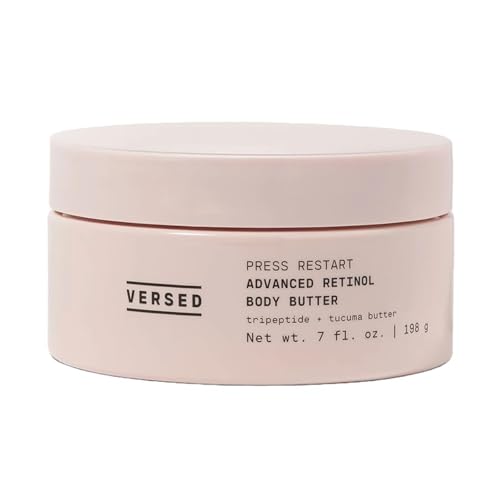 Versed Advanced Retinol Body Butter - Encapsulated Retinol Body Lotion & Skin Firming Cream - Infused with a Tripeptide & Vitamin-Rich Butters to Repair and Renew Dry Skin (7 oz)