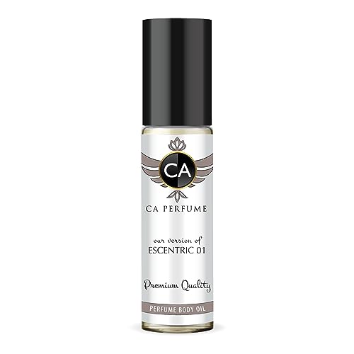 CA Perfume Impression of Escentric 01 For Women & Men Replica Fragrance Body Oil Dupes Alcohol-Free Essential Aromatherapy Sample Travel Size Concentrated Long Lasting Attar Roll-On 0.3 Fl Oz/10ml