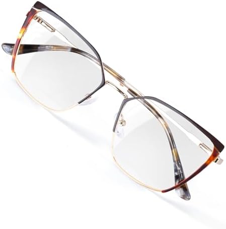 Blue Blockers Glasses for Women, blue light glasses for women oversized - Stylish Leopard, Comfort, Eye Protection