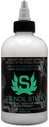 Stencil Stuff Tattoo Stencil Transfer Gel – 8oz Tattoo Stencil Transfer Solution – Vegan-Friendly Stencil Gel – Fast-Drying and Long-Lasting – Clean and Easy Application
