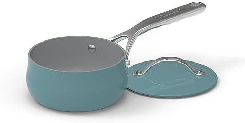 Cuisinart Culinary Collection Nonstick 1 Qt. Saucepan + Cover, Teal