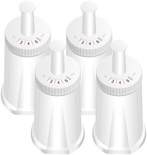 4pcs Water Filter for Breville Espresso Machine -Breville Barista Touch, Oracle Touch, Barista Pro,Claro Swiss Bes880, Bes878, Bes870, Bes876, Bes920xl-Compare to #BES008WHT0NUC1 by TOMOON