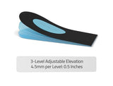 SOL3 Quick Lifts - Adjustable Orthopedic Heel Lift Insert, Height Increase Insoles for Leg Length Discrepancy, Achilles Tendonits & Foot Pain Relief