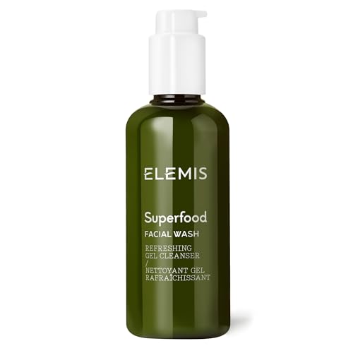 ELEMIS Superfood Facial Wash | Revitalizing Daily Prebiotic Gel Wash Gently Cleanses, Nourishes, and Balances Skin for a Fresh, Glowing Complexion