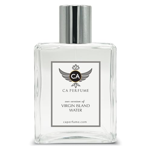 CA Perfume Impression of Virgin Island Water For Women & Men Replica Fragrance Dupes Eau de Parfum Spray Bottle 3.4 Fl Oz/100ml-X1