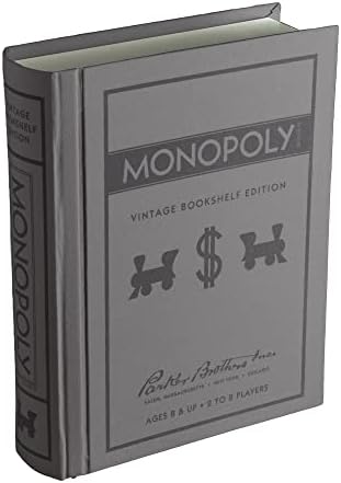 WS Game Company Monopoly Vintage Bookshelf Edition
