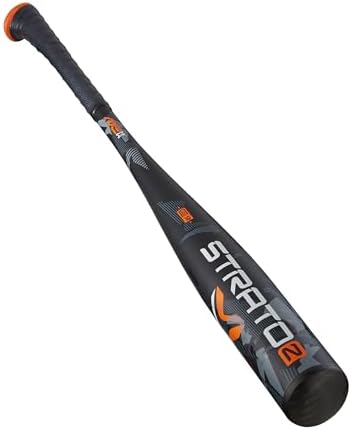 Axe | Strato 2 | BBCOR Baseball Bat | Drop -3 | 1-Piece Alloy | 2 5/8" Barrel | Grey/Orange (Standard Axe Handle, 32" / 29 oz)