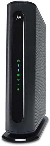 MOTOROLA MG7540 16x4 Cable Modem Plus AC1600 Dual Band Wi-Fi Gigabit Router with DFS, 686 Mbps Maximum DOCSIS 3.0 - Approved by Comcast Xfinity, Cox, Charter Spectrum, More