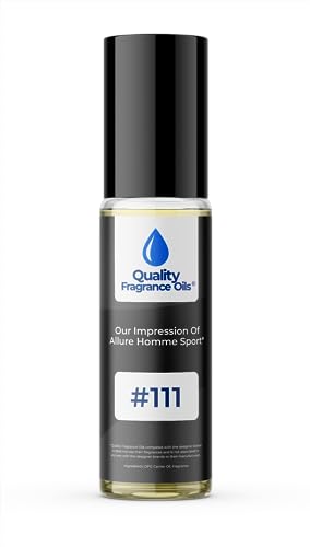 Quality Fragrance Oils' Impression #111, Inspired by Allure Homme Sport (10ml Roll On)
