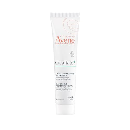 Avene Cicalfate+ Restorative Protective Cream, postbiotic skincare for sensitive skin, helps restore skin barrier, face and body, safe for infants, children and adults