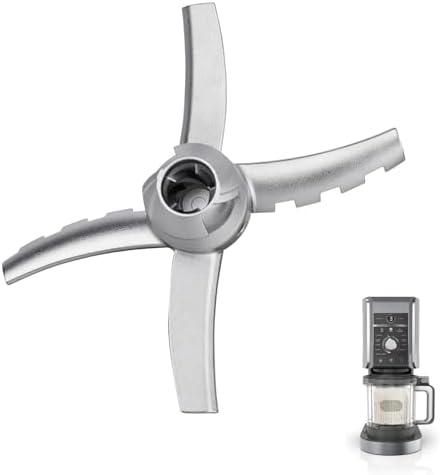 Blades Replacement for Ninja Deluxe NC501 Series Ice Cream Makers - Paddle Blade Replacement for Ninja Creamerizer NC500 NC501 NC500C NC501C NC501H - Stainless Steel