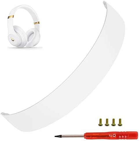 Dre Studio 3 Wireless Headband as Same as The OEM Replacement Arch Band Studio3 Accessories Parts Compatible with Beats by Dr Dre Studio 3/A1914 Studio 2 Wired/Wireless Headphones (White)