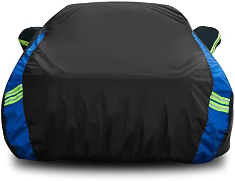 Car Cover Waterproof All Weather for Automobiles, Outdoor Heavy Duty Full Exterior Covers for Sedan(194"-208")