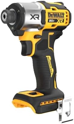 DEWALT 20V MAX XR Impact Driver, Brushless, 1/4", 3-Speed, Bare Tool Only (DCF845B)