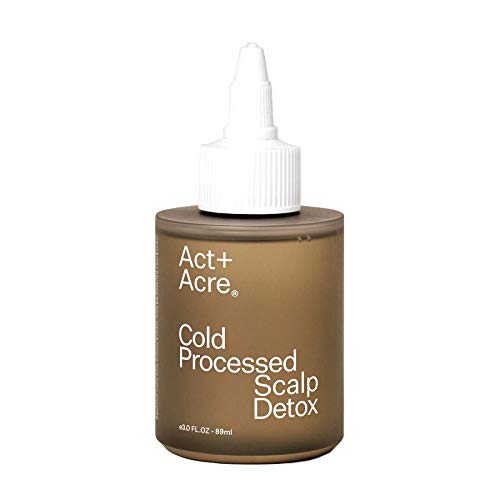 ACT+ ACRE Cold Processed Scalp Detox Oil - Sulfate-Free Care for Flaky, Dry and Itchy Scalp - Promotes Thicker, Fuller-Looking Hair