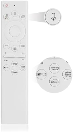 Replacement for Samsung Frame tv Remote, for 2019-2024 Samsung Frame Remote, Samsung Remote Control for Smart TV with Voice Function. for Crystal QLED QLED 4K 8K Frame TV.(No Solar).