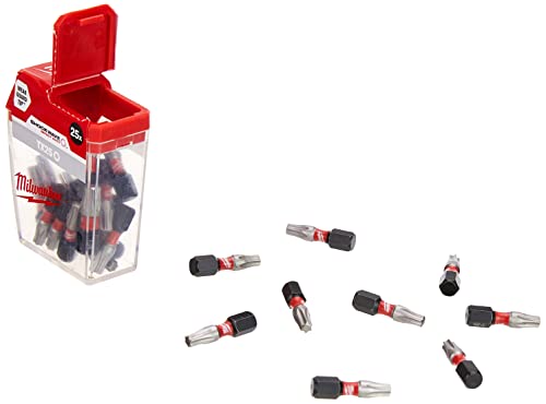Milwaukee Pack of 25 Shockwave Gen II Screwdriver bits - TX25/25 mm - 4002395385423