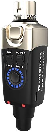 Xvive U3 Wireless Microphone System 2.4GHz Wireless XLR Transmitter and Receiver for Dynamic Microphone, Audio Mixer, PA System (U3 TX)