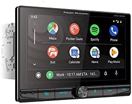 Power Acoustik CPAA-70D10F Car Stereo - Apple CarPlay & Android Auto Head Unit, 10.6" Floating Double DIN Touchscreen Car Stereo with Bluetooth, Aux Input, USB, SD, AM/FM Receiver, CD DVD Player