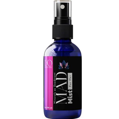 The 3 Ingredient Deodorant for Her | Scented Aluminum Free Deodorant Spray for Women | Hypoallergenic and Paraben Free for Sensitive Skin | Non-aerosol Whole Body Spray | 4 oz