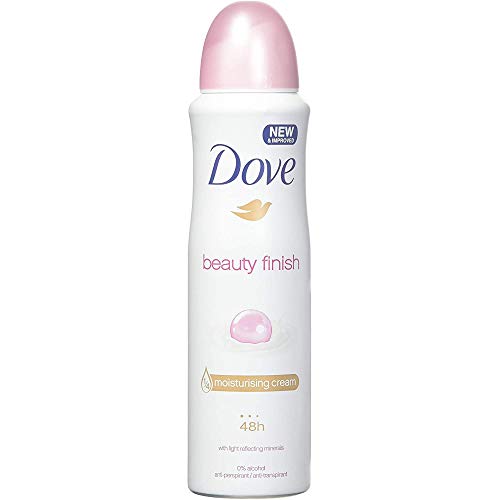 Dove Deodorant Anti-Perspirant Beauty Fresh Spray Beauty Mineral Enriched Scsent 5.0oz (6 Cans)