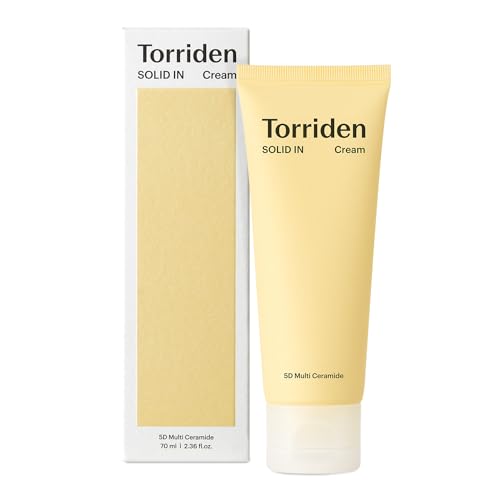 Torriden SOLID IN Ceramide Cream 70ml (2.36 fl. oz.) | Ceramide Moisturizer for Healthy Skin Barrier, Soothing, Nourishing | 5 types of Ceramide, Allantoin, Panthenol