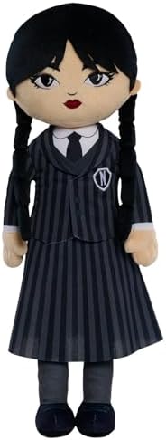 Just Play Wednesday Large 15.5-inch Plush Doll, Kids Toys for Ages 3 Up