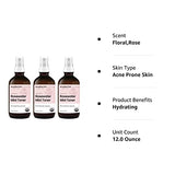 Rose Water Spray for Face & Hair - 100% Natural Organic Face Toner - Alcohol-Free Makeup Remover - Anti-Aging Self Care Beauty Mist - Face Care - Hydrating Rosewater by Simplified Skin (4 oz) - 3 Pack