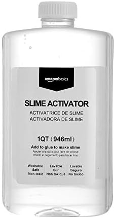 Amazon Basics Slime Activator Solution 1 QT (946ml), Baking Soda, Transparent