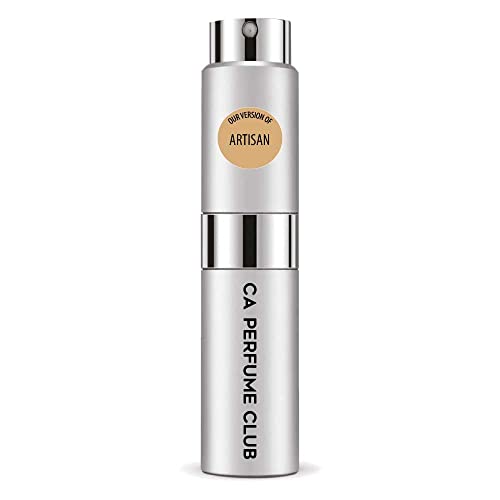 CA Perfume Impression of J. Varvatos Artisan For Men Replica Version Fragrance Dupes Concentrated Long Lasting Eau de Parfum Spray Refillable Atomizer Bottle 0.27 Fl Oz/8ml-X1
