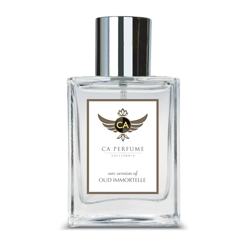 CA Perfume Club Impression of Oud Immortelle For Women & Men Replica Version Fragrance Dupes Concentrated Long Lasting Eau de Parfum Spray Refillable Atomizer Bottle 1.7 Fl Oz/50ml