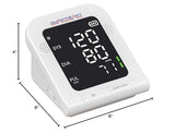SmartHeart Blood Pressure Monitor | Wide-Range Upper Arm Cuff | Talking English Spanish Audible Instructions and Results | 199-Reading Memory
