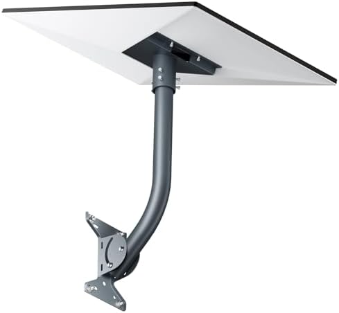 Starlink Roof Wall Mount Gen 3, Starlink Standard Mounting Kit, Mounting Bracket with Gen 3 Pipe/Pole Adapter for Starlink Internet Kit Satellite