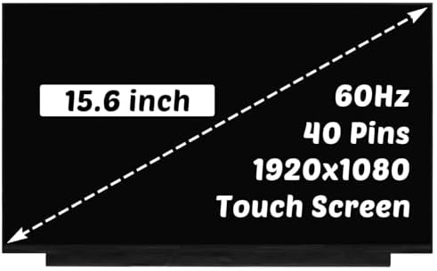 Replacement for Lenovo IdeaPad Slim 3 15IAH8 82XM 3 15IRH8 for IdeaPad 3 Chrome 15IJL6 82N4 for IdeaPad 5 15IAL7 5 15ABA7 Type 82SF 1920x1080 60HZ 40 Pins 15.6" LCD LED Touch Screen Display Panel