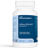 Vitamin D3 & K2 Supplement – 2000 IU Vitamin D3 with 120 mcg Vitamin K2 – Supports Bone and Cardiovascular Health – 120 Softgels (120 Servings)