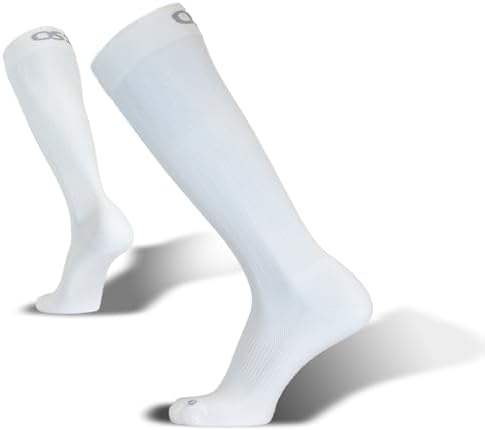 OS1st Wellness Compression Socks for circulation, swelling, deep vein thrombosis and calf cramps | 15-20mmHg