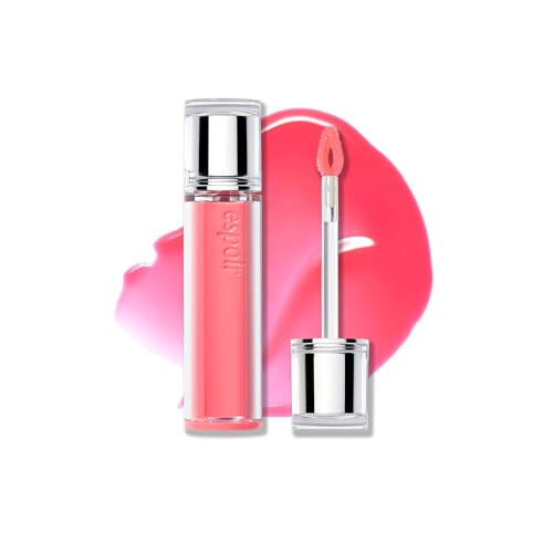 Espoir Couture Lip Tint Glaze #14 Pink Pop 0.14oz | Volumizing Lip Stain with Syrupy Shine | Long-Lasting & Vibrant Color for Radiant Lip Look | Moisturizing & Glossy Lip Tint | Korean Lip Makeup