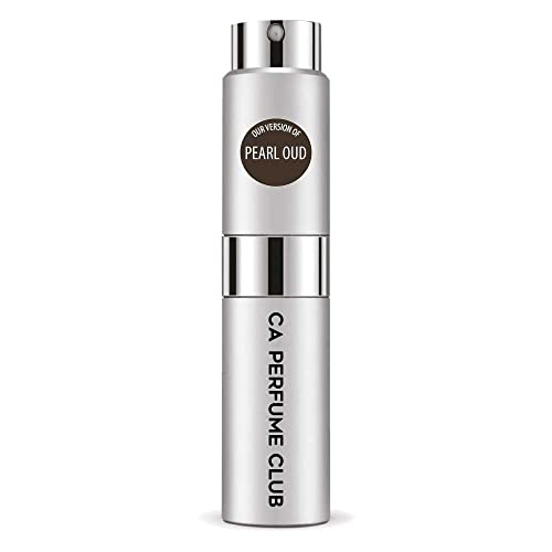 CA Perfume Impression of Pearl Oud For Women & Men Replica Version Fragrance Dupes Concentrated Long Lasting Eau de Parfum Spray Refillable Atomizer Bottle 0.27 Fl Oz/8ml-X1