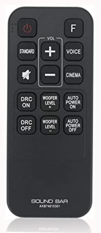 Replacement Remote Control for LG Sound bar LAS454B SH3K LAS485B SJ7 SJ9 SJ4Y SK3D SK4D SK1 Surround bar