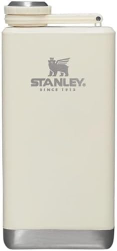 Stanley Adventure Pre-Party Flask | Leakproof Hip Flask | Hinge Connected Never Lose Cap | Insulated Stainless Steel Liquor Container | BPA-Free