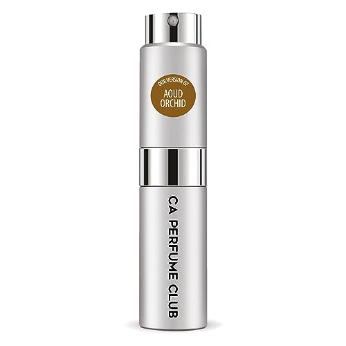 CA Perfume Impression of Aoud Orchid For Women & Men Replica Version Fragrance Dupes Concentrated Long Lasting Eau de Parfum Spray Refillable Atomizer Bottle 0.27 Fl Oz/8ml-X1