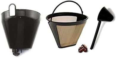 Cuisinart Filter Basket and Gold Tone Permanent filter Bundle W/Scoop (Compatible with SS-15 & SS-12)