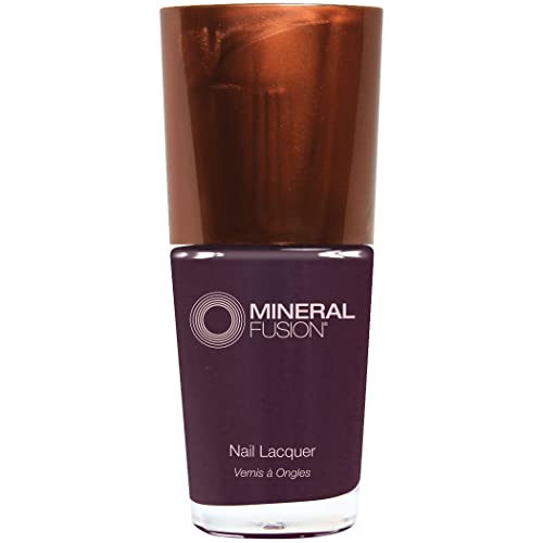 Mineral Fusion Nail Polish, Pretty In Plum, 0.33 Ounce