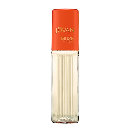 Jovan Musk for Women Eau de Cologne Spray 2 fl oz (Pack of 1), Notes of Jasmine, Amber, and Neroli, Women's Fragrance, Long Lasting, Everyday Fragrance, Travel Size
